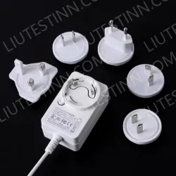 Multi-specification interchangeable pin power adapter 24V2A