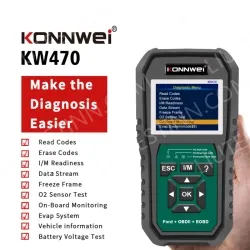 KW470 Automotive Fault Diagnosis Instrument Engine Fault Reading Fault Code Query Playback Function Testing Tools