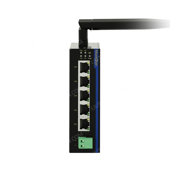 5 Ports Din-Rail Industrial WIFI dual band Wireless Router