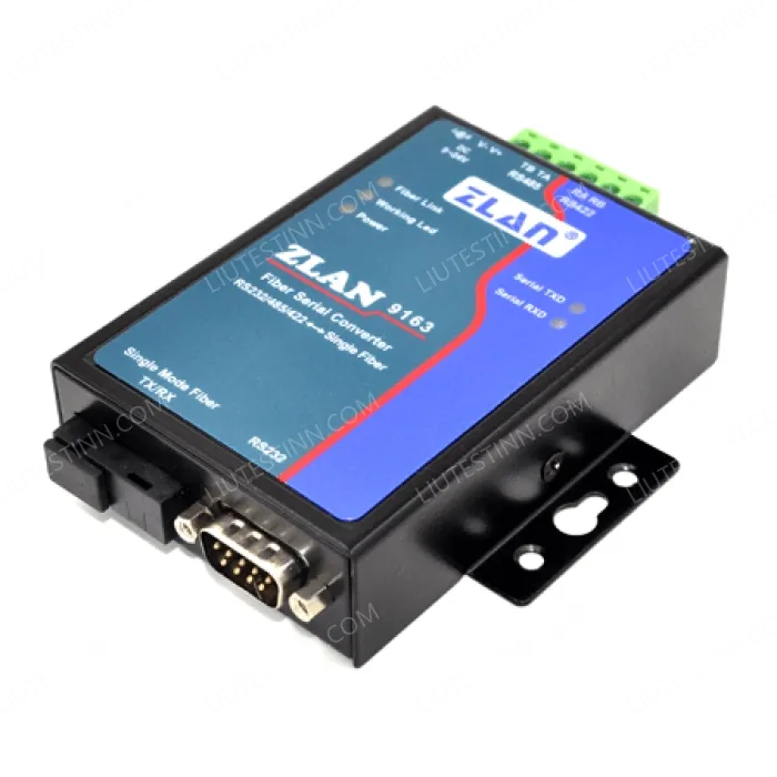 Level-type fiber-to-serial port