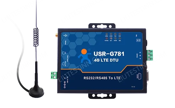 An industrial router with serial port