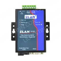 Level-type fiber-to-serial port