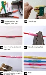 BHT0.5yellow-Heat Shrink Terminals