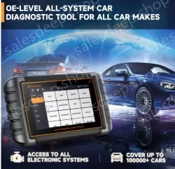 FOXWELL NT809TS OBD2 Automotive Full System Diagnostic Bidirectional Test TPMS Learn
