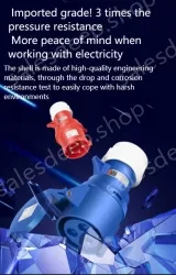 4 pole 16A exposed socket