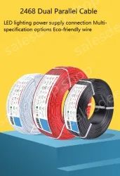 Cabinet Light Power Cord 18AWG (34/0.14TS) Red black